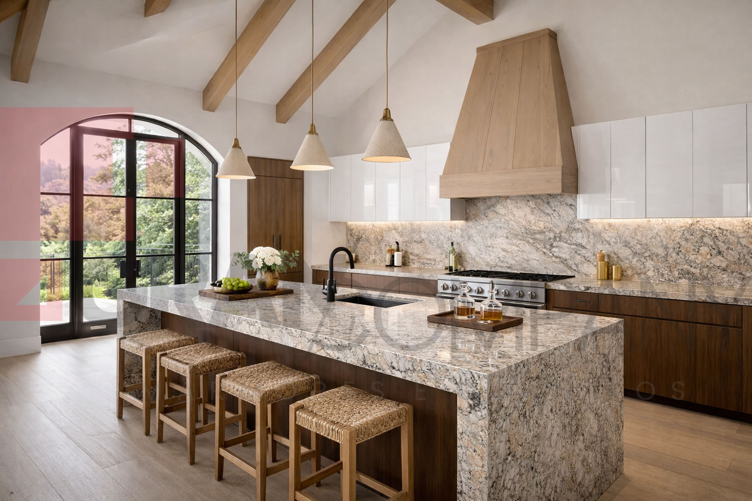 Cozinha com bancada de granito - GranCompany